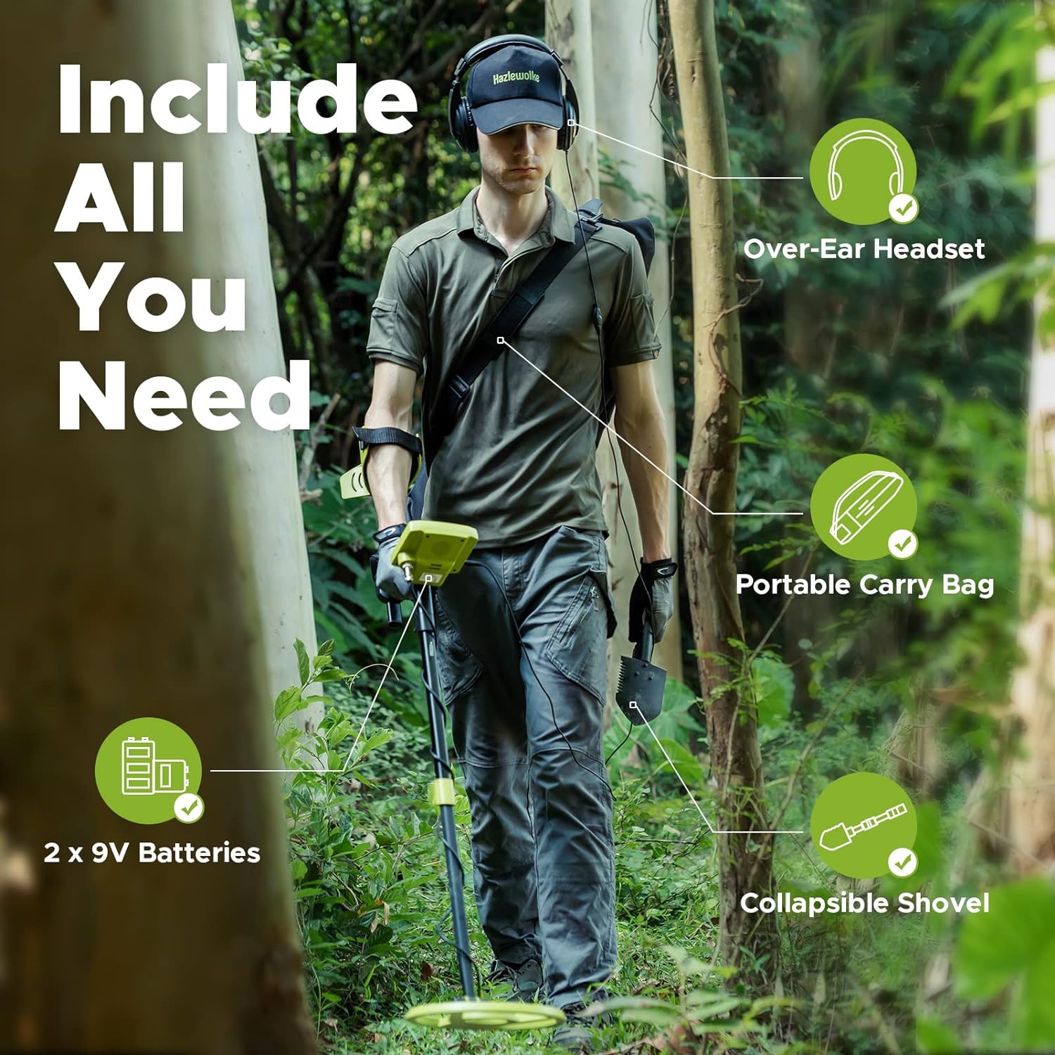 Aventura con radios tácticos y linternas LED